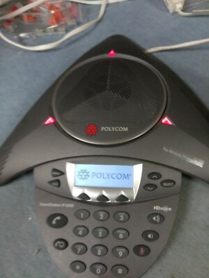 Polycom SoundStation IP 6000 VoIP Conference Phone 2201-15600-001 PoE HD Voice