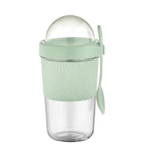 Muesli Container for Breakfast,  Yoghurt Cup with Dome for Travel, 15 Oz.