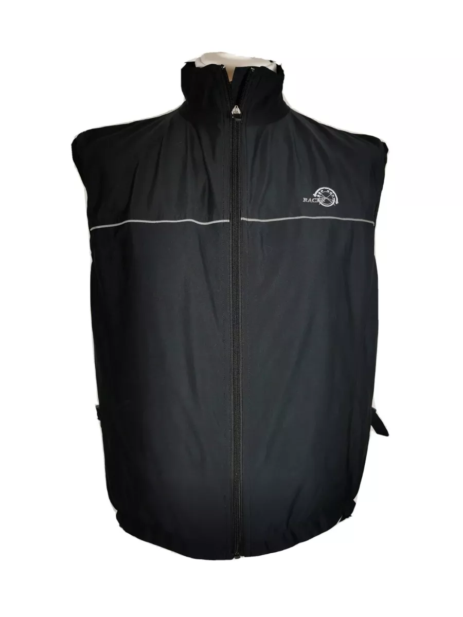 Crane Foldaway Men s Black Cycling Vest Sleeveless Sports
