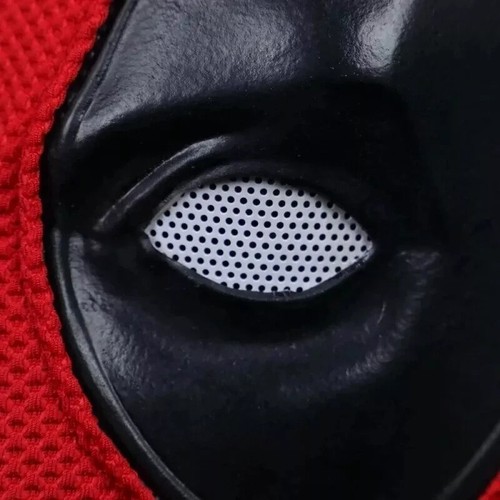 Cosplay Deluxe Deadpool Full Face Mask Breathable knitted Halloween Party Prop - Picture 15 of 15