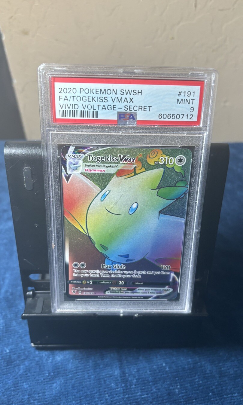 2020 Pokemon SWSH Togekiss VMAX 191/185 Vivid Voltage FA MINT PSA 9