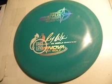 Innova Star Invictus 168 gram golf disc 2X Wysocki /Treelove stamp