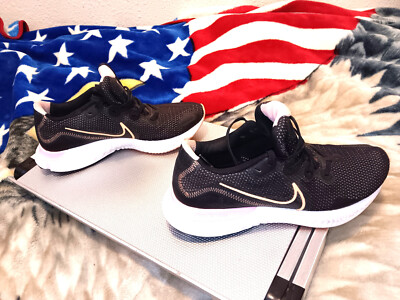 nike renew run womens black