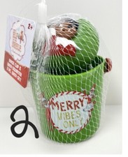 The Elf on the Shelf Christmas Bath Squirter and Rinse Cup Bath Set NWT Set of 2