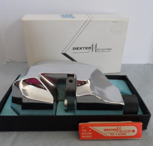 Vintage Dexter Mat Cutter with blades Russell Harrington Cutlery Made