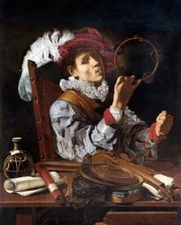 high quality oil painting handpainted on canvas "A Musician "