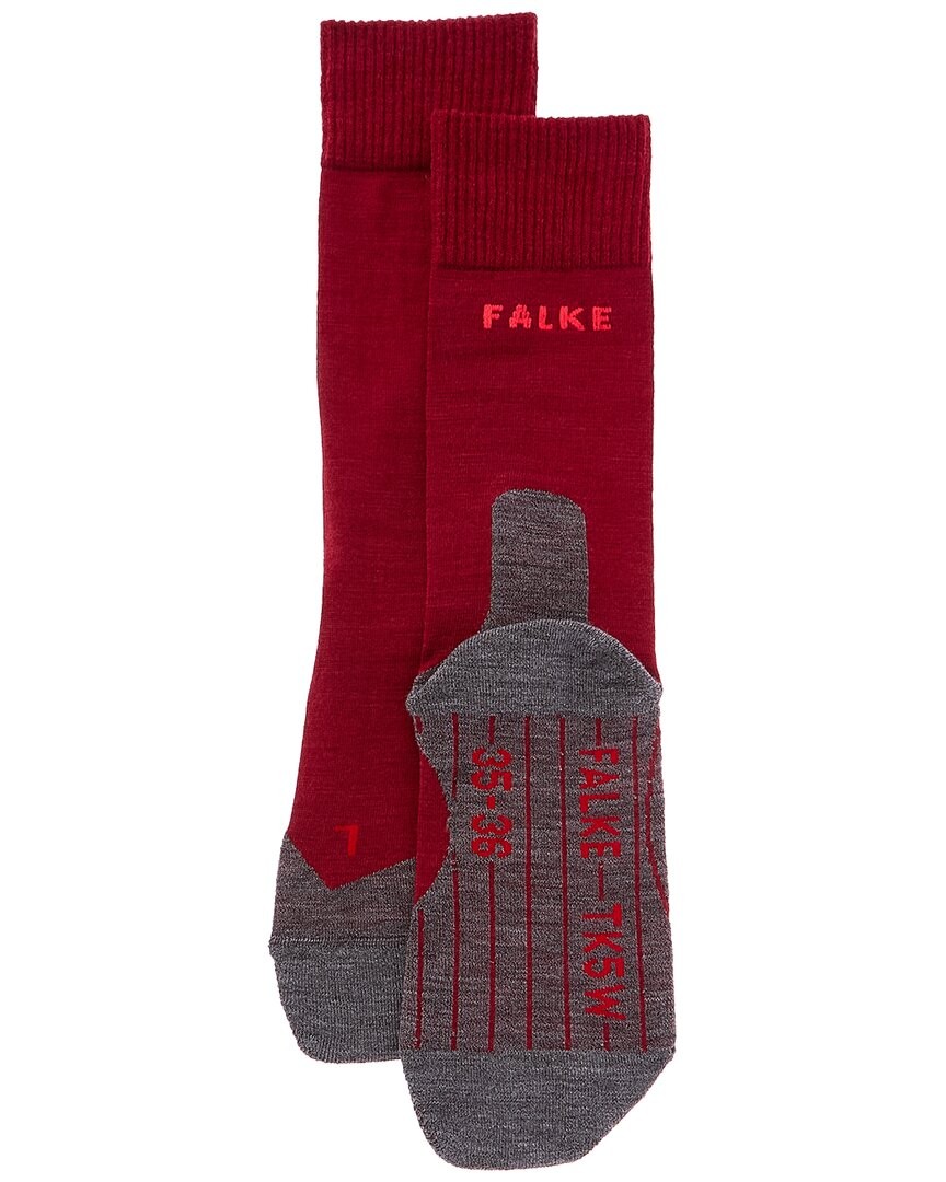 Falke Tk5 Wander Wool-Blend Socks Womens Red 35-36 3690₽
