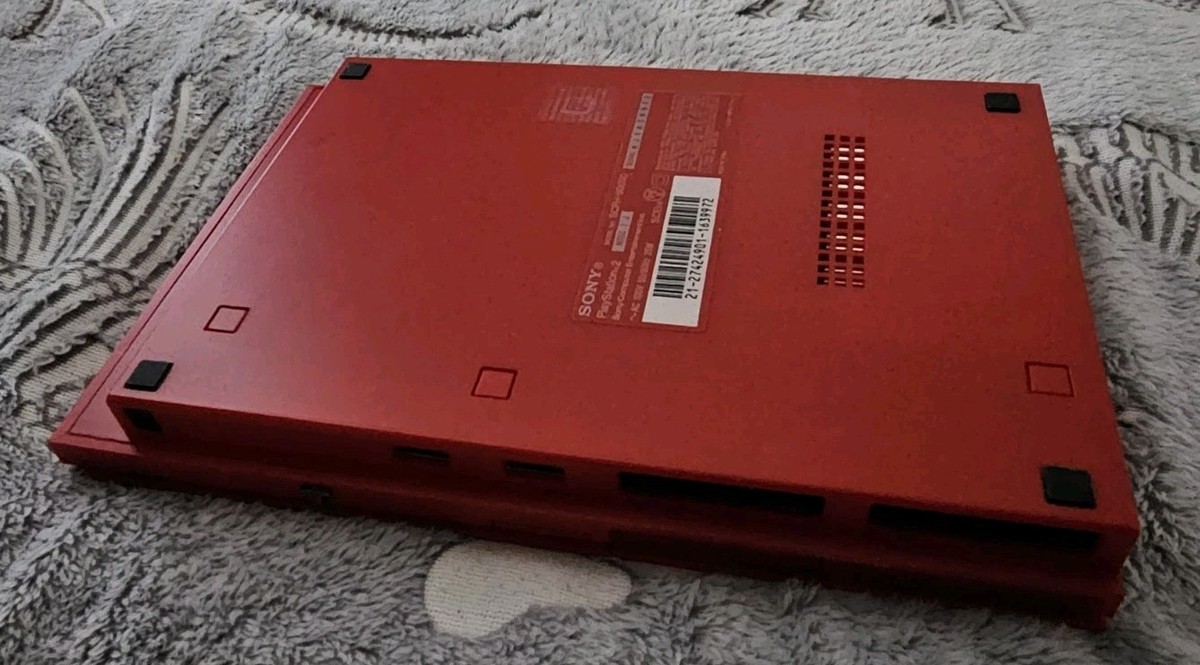 Sony PlayStation 2 Launch Edition Cinnabar Red Console for