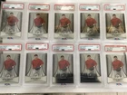 (10) 2010 Bowman Platinum - Prospects Mike Trout #PP5 (RC) PSA 9