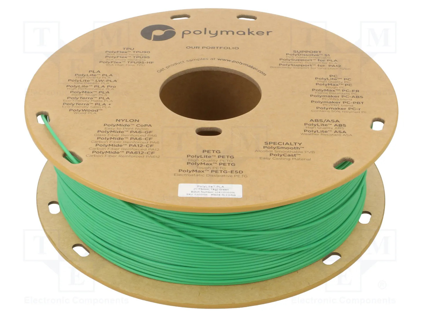 Polymaker Grün Polylite Pla 1,75 Mm 1000 G - Bild 3