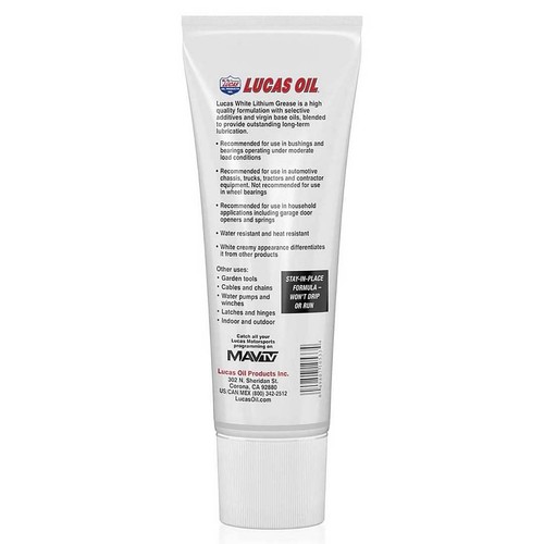Lucas Oil White Lithium Grease - 8 oz Tube - 第 2/3 張圖片