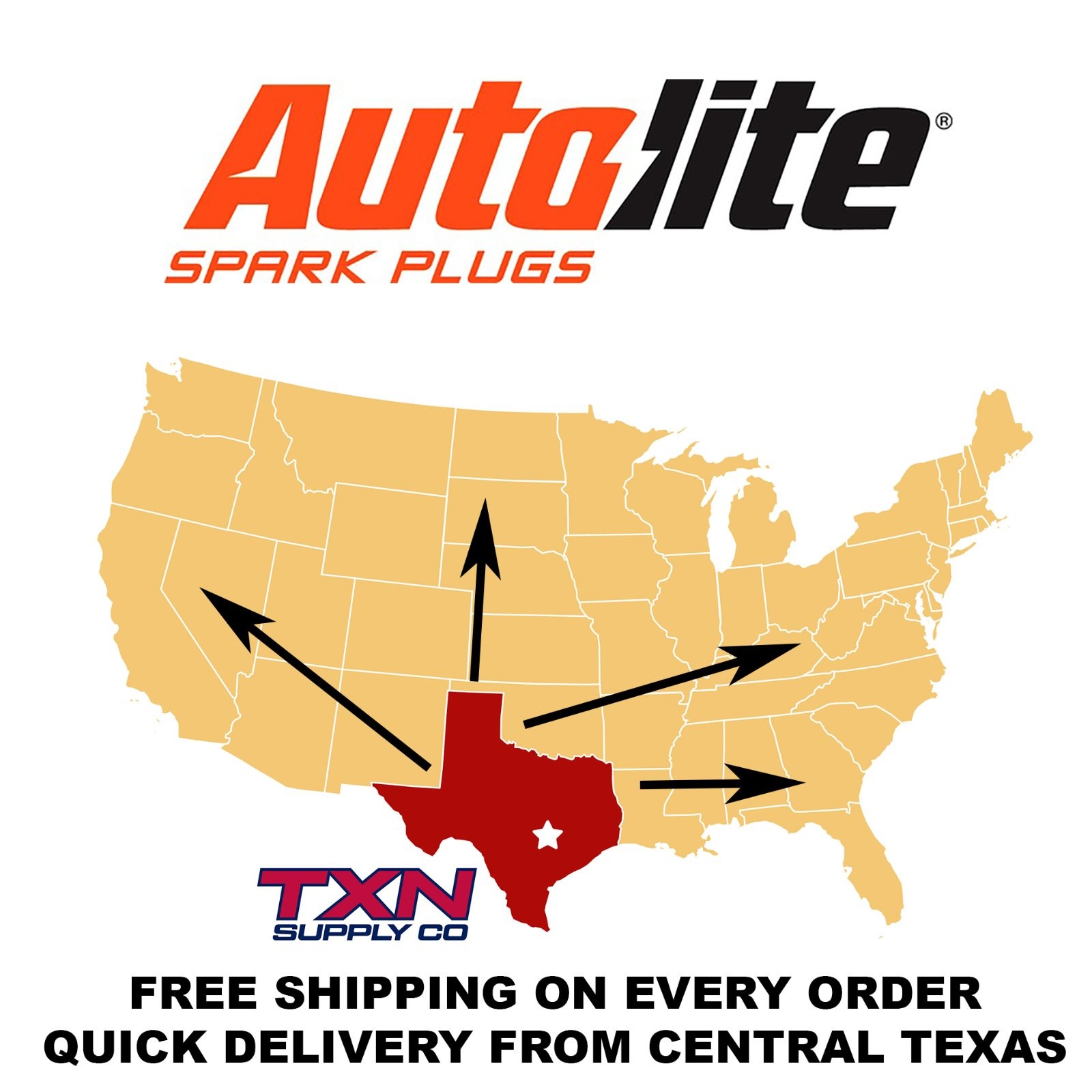 8 Pack Autolite 26 Copper Core Spark Plugs ps