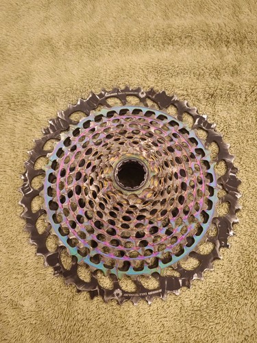 SRAM XG-1299 Eagle 10-52T Cassette 12 Speed Rainbow Excellent Condition