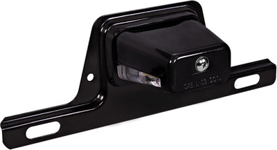True Mods Black LED License Plate Light for Boat Trailer [Steel Bracket Mount] [