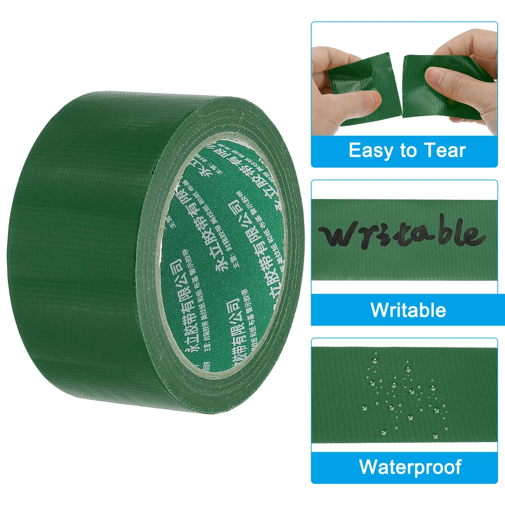 Pickleball Ball Court Marking Tape 66ft, 2Pcs Marking Edge Guard Tape, Green