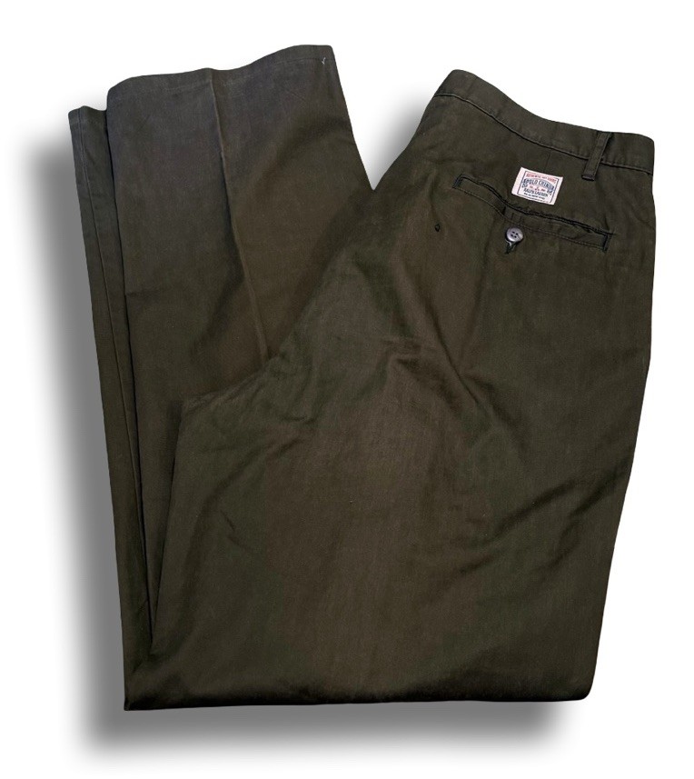 Vintage 80s/90s Polo Ralph Lauren 30x29 Brown Polo Chinos Pants Made in USA