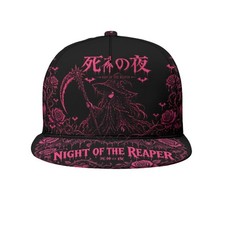 Gothic Anime Flat Brim Hat | Night of the Rea...