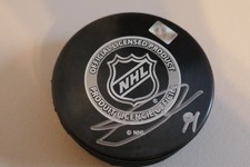 Dawson Mercer Autograph Signed New Jersey Devils Hockey Puck