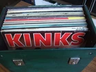 JOB LOT OF 35 LPs IN CARRY CASE - ROCK / POP MIXED ERA - KINKS, ELVIS, MOVE etc