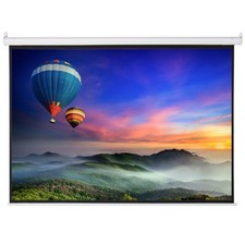 100" 4:3 Electric Projection Screen 80X60 Automatic Remote Control