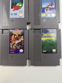 NES 6 Cartridge Video Games Lot Nintendo Tested Code Name Viper, Rush&rsquo;n Attack