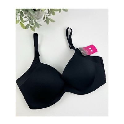 Maidenform Smooth Finish Push Up Bra Size 36DD Black Style ME0009