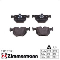 Zimmermann 23732.170.1 Bremsbelagsatz FüR BMW 5 6 E60 E61 E63 E64