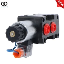 6 Port Solenoid Switching Valve DC 13GPM Port 3/4-16UNF 12V SAE