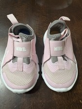 Nike Flex Runner 2 Girls Sz4C DJ6039-600 Pink Foam EUC