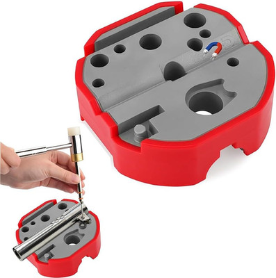 Universal Bench Block with Non-Marring, Magnetic Bench Block Armorers with Multi