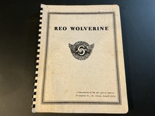 Reo Wolverine Reo Club Of America 1981 Publication