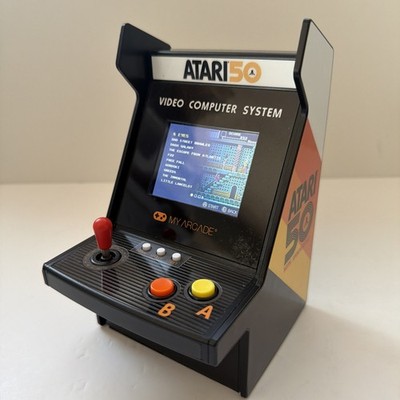 My Arcade Atari 50 Micro Player 100 Video Games Mini Portable Arcade Machine