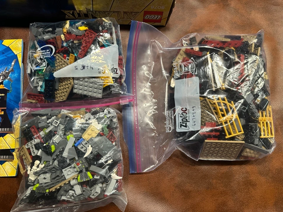 LEGO Atlantis: Portal of Atlantis (8078) - All figs+box, 1 broken piece - Image 3 of 4