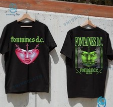 2 Sides Fontaines D.C. Favourite Heart Romance 2025 Tour Unisex T-shirt