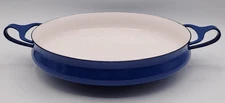Dansk Kobenstyle Blue Midnight Blue? 10" Buffet Server  MICRO FLAW READ BLUE