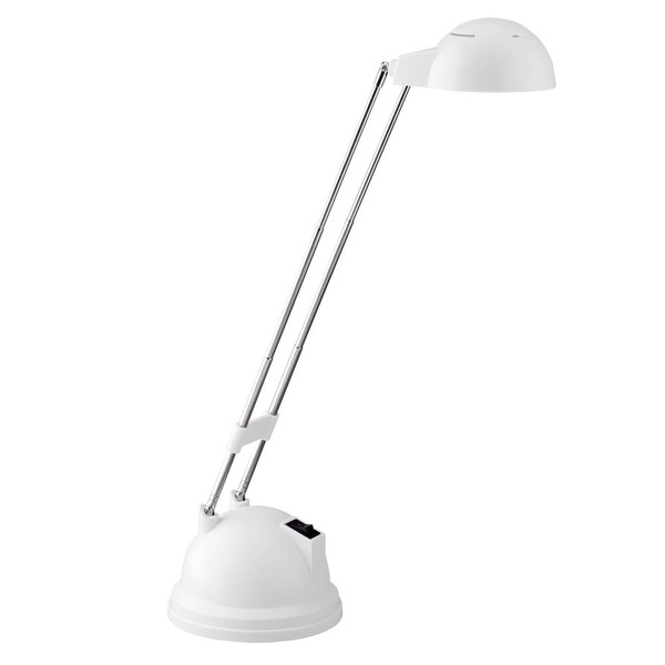 Brilliant Katrina LED Schreib Nacht Tisch BüRo Lese Leuchte Lampe Teleskop Weiß-image