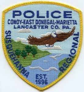 SUSQUEHANNA REGIONAL POLICE Lancaster County PENNSYLVANIA POLICE PATCH