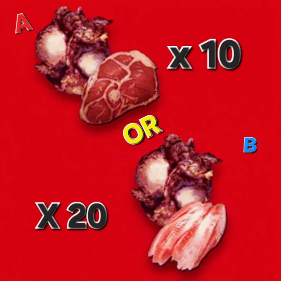 Ark Survival Ascended PVE - Proto R1 Raw Meat Seed / Fish seed (Bulk sell）