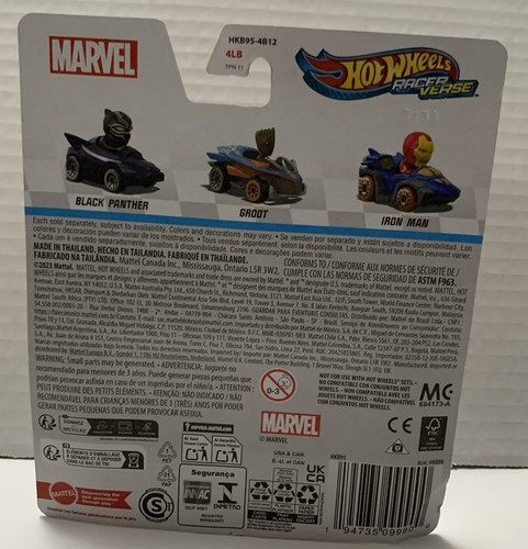 Hot Wheels Racer Verse Marvel IRON MAN Car Free Shipping - Picture 4 of 4