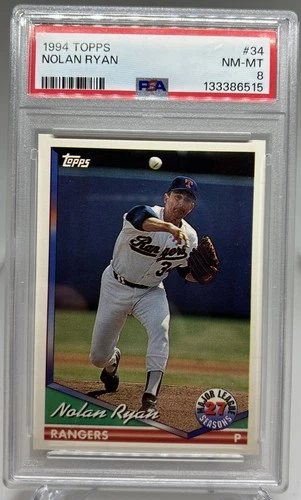 1994 Topps - Nolan Ryan PSA 8