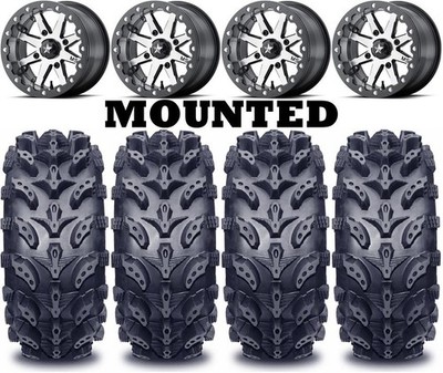 Kit 4 Interco Swamp Lite 28x9-14/28x11-14 on M21 Lok Beadlock Charcoal Tint HP1K