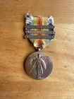 WW1 VICTORY MEDAL 3 CAMPAIGN BARS Vintage  Military Memorabilia World War One