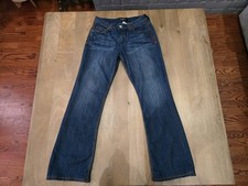 Cache Contour Collection Size 8 Denim Boot Cut Jeans Low Rise Western Rodeo