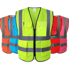 Reflective Safety Vest for Men Women High Visibility Meets ANSI Standards