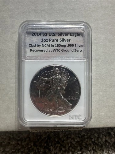 2014 U.S. Mint $1 American Silver Eagle 1oz .999 Fine Silver Coin