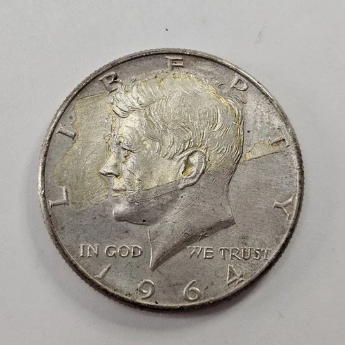 1964 Kennedy Half Dollar 90% Silver Appears To Be An O 12.5 Grams Please Read⬇