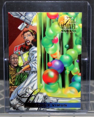 1995 FLAIR MARVEL ANNUAL BASE CARD #35 ''LEGACY VIRUS''