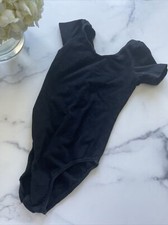 Girls black ballet leotard 85 Centimeters Gymnastics Bargains Deals Sales Buys