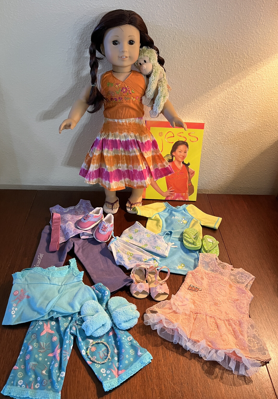 American Girl Girl of the Year Jess McConnell 2006 Doll Meet Outfits eBay