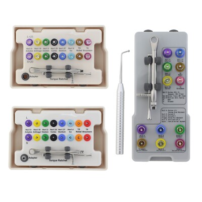 Universal Implant Prosthetic Kit Torque Wrench Drivers Screwdriver Manual